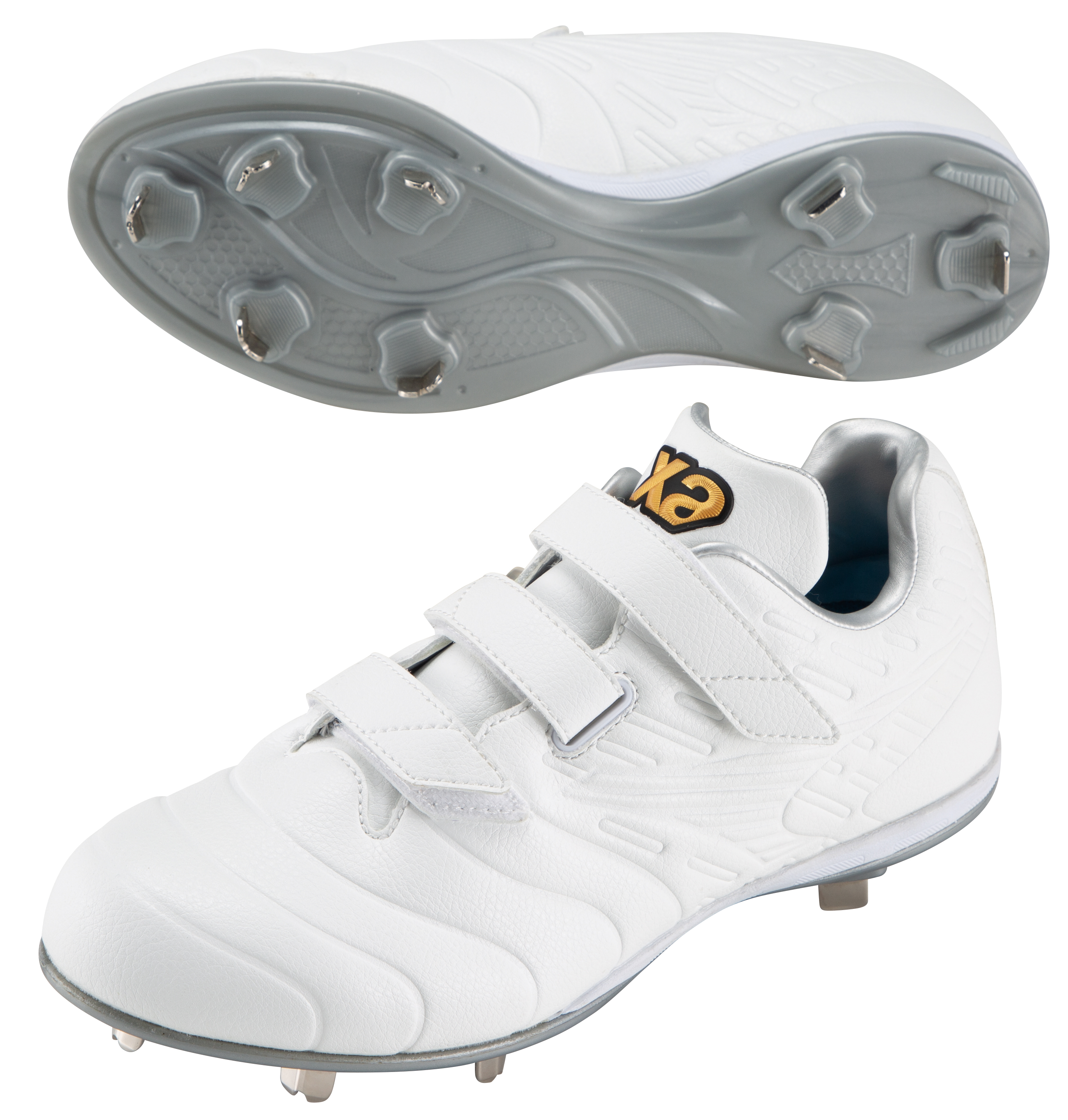 【先行予約受付】ベルト式樹脂底スパイク（ホワイト）