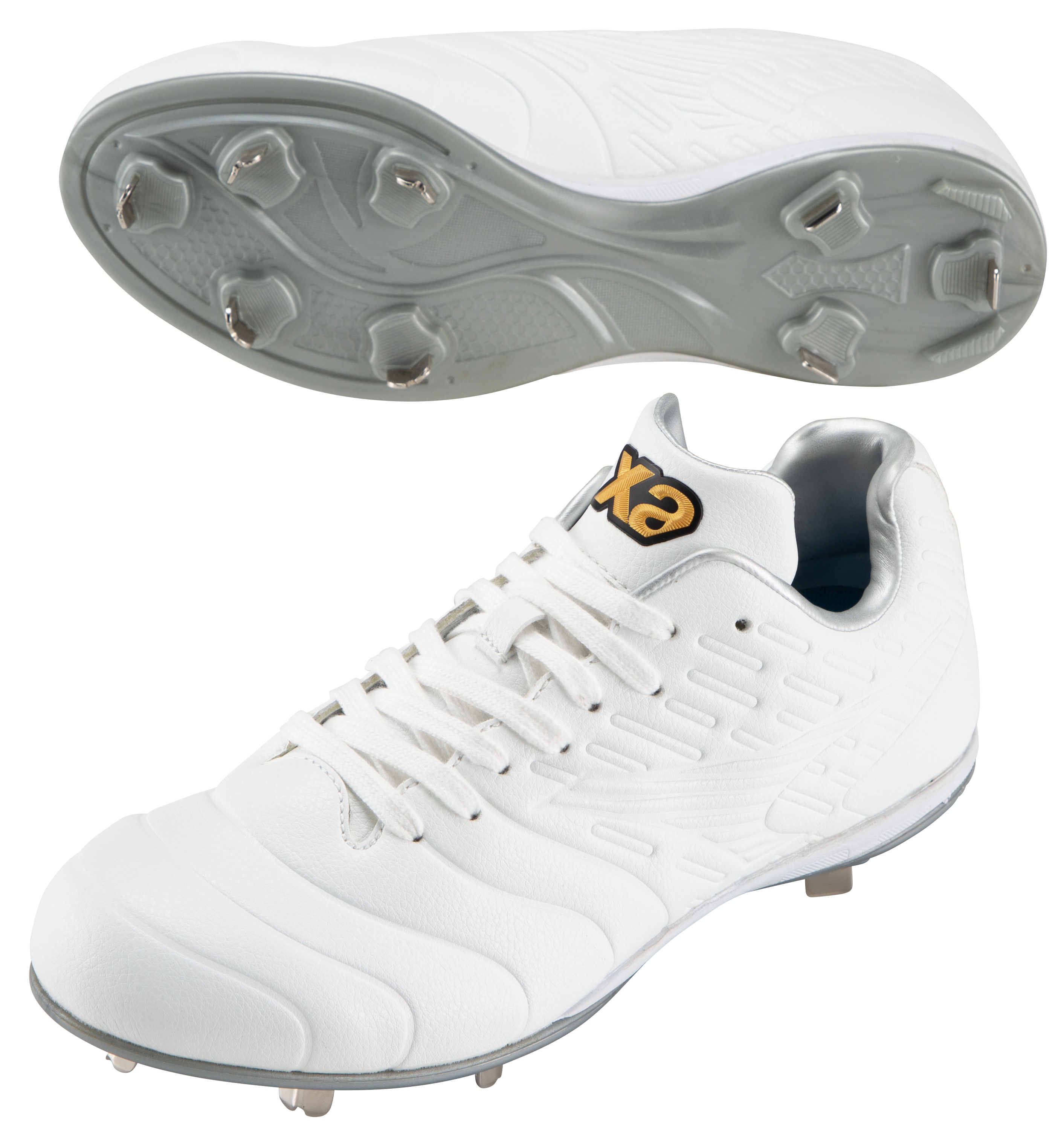 【先行予約受付】紐式樹脂底スパイク（ホワイト）